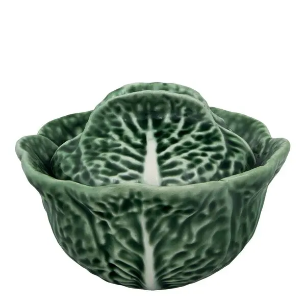 Cabbage skål m/lokk 13,5 cm kål grønn