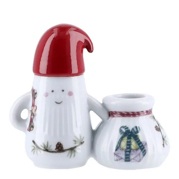 Hammershøi Christmas lysestake 8,5 cm nissefar