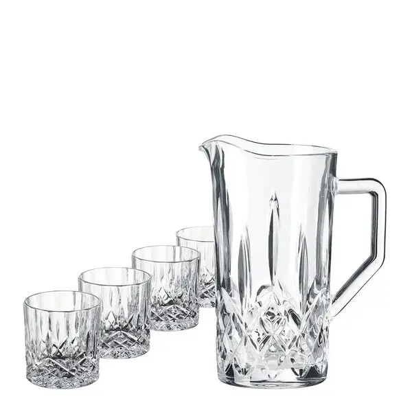 Harvey glassett kanne 1L + 4 whiskyglass