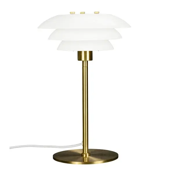 DL20 bordlampe 30 cm opal/messing