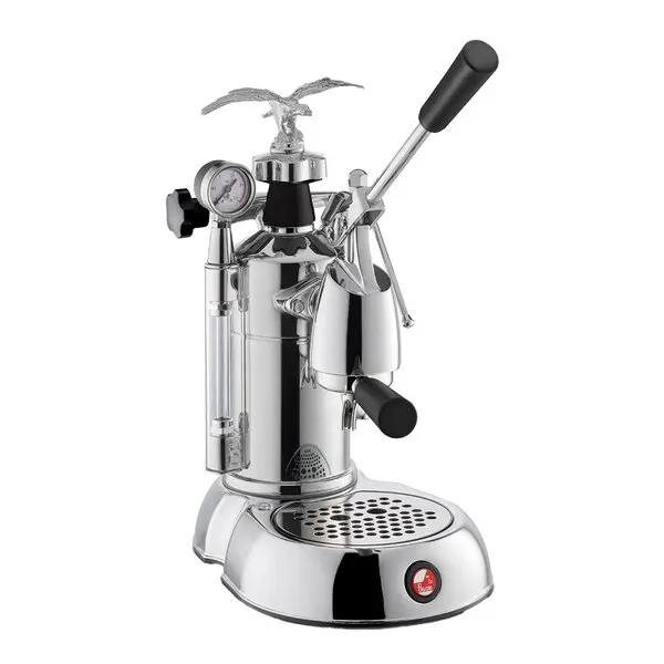 Milano manuell kaffemaskin i rustfritt stål