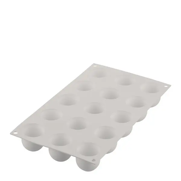 Silikonform mini puff 15 stk 4x4 cm