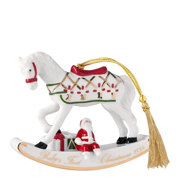 Christmas Classic juletrepynt gyngehest 10 cm