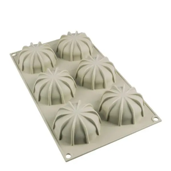 Silikonform mini Goccia 6 stk 6,8x3,3 cm