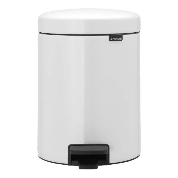 NewIcon pedalbøtte 5L hvit