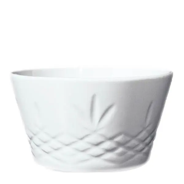 Crispy Porcelain skål 2 48 cl hvit