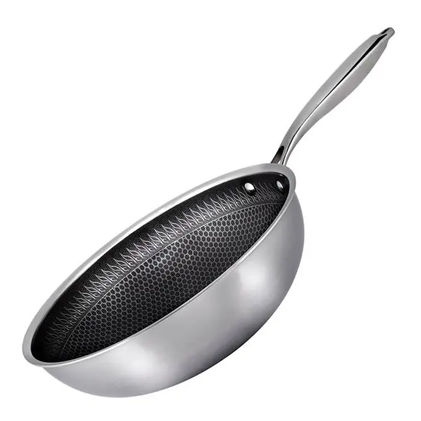 Santo wokpanne 28 cm stål/svart