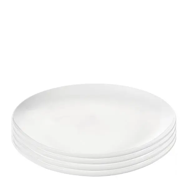 Atelier tallerken 27 cm 4 stk super white