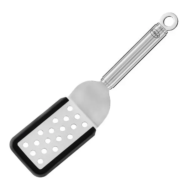 Stekespade m/hull og knekk svart/stål
