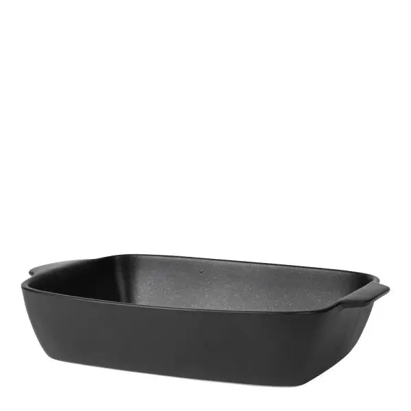 Vig ovnfast fat 40x26x8 cm antik svart