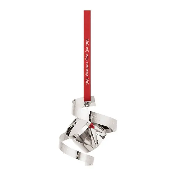 2026 juleuro 10 cm sølv