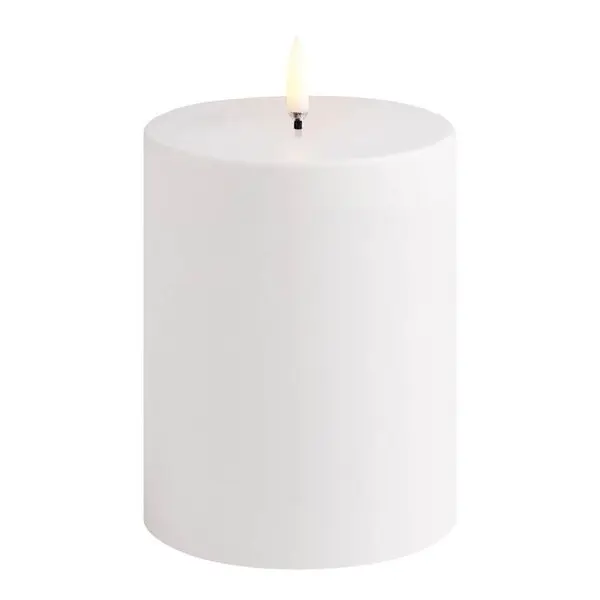 Outdoor LED-kubbelys utendørs 10,1x12,8 cm hvit