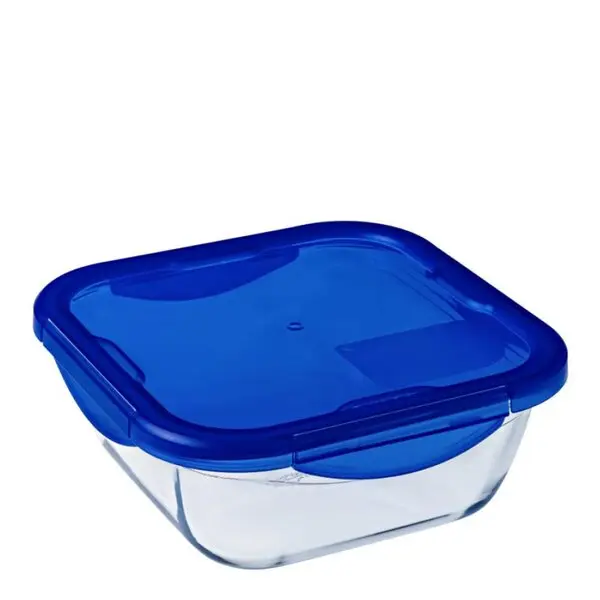 Cook & Go oppbevaringsboks 2L blå/klar