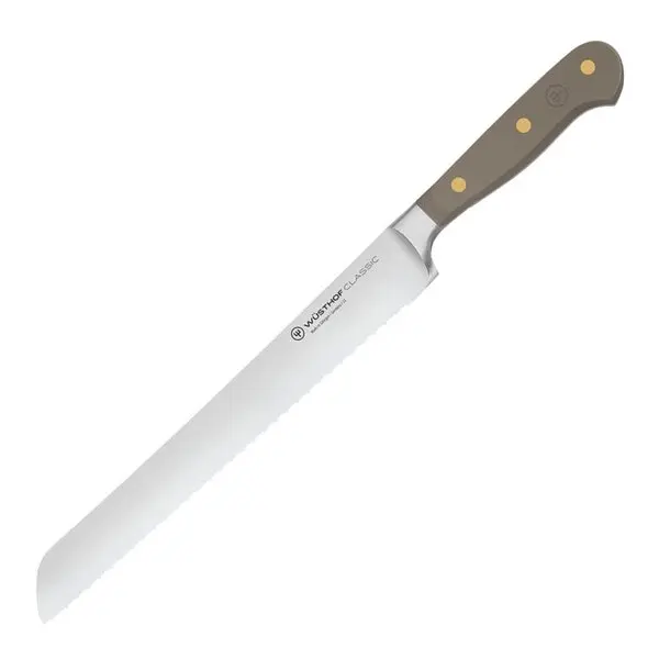 Classic Colour brødkniv 23 cm dobbelttannet Velvet Oyster