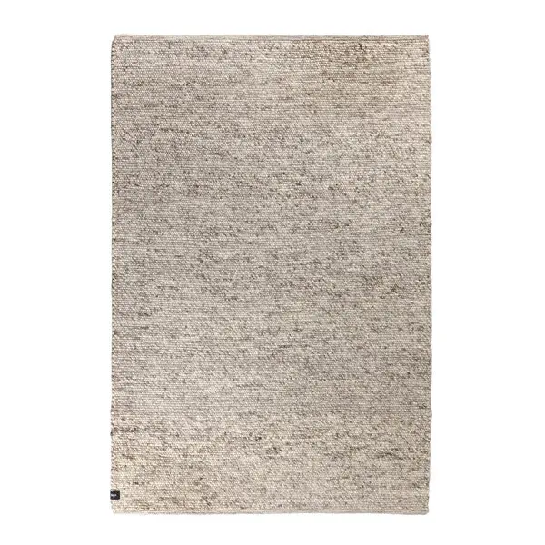 Milo ull gulvteppe 200x290 cm melert gråbrun