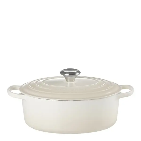 Oval gryte 4,1L meringue