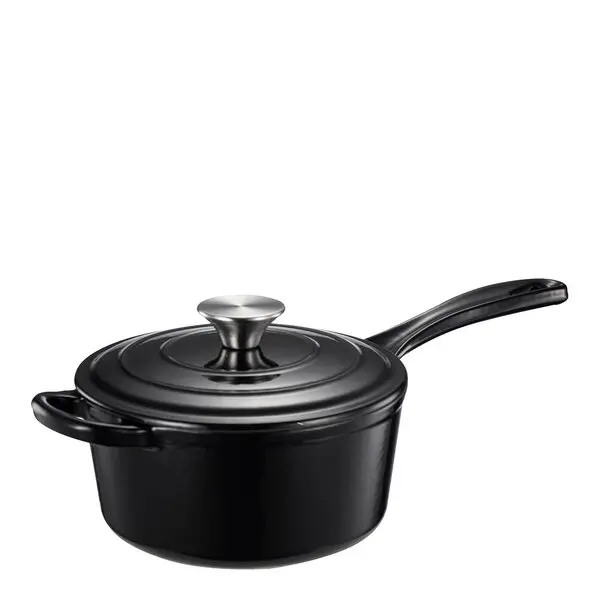 Basic støpejernsgryte 1,9L svart