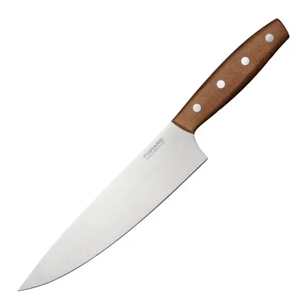 Folken kokkekniv 20 cm tre/stål