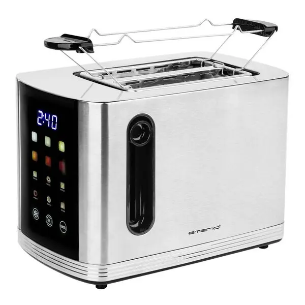 Digital brødrister TO-132888 2 skiver 800W rustfritt stål