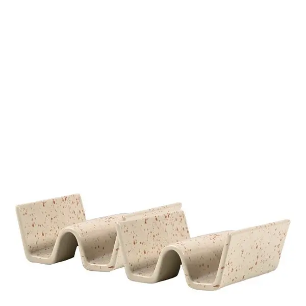Ditte taco-stativ 2 stk beige/burgunder