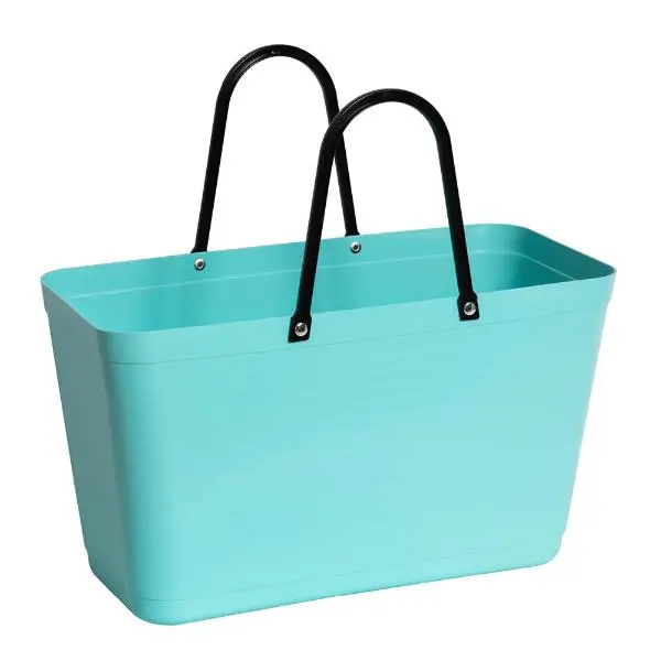 Biobased Plastic veske stor 15L aqua