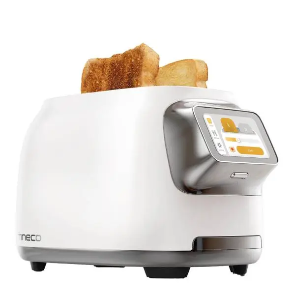 Toasty One digital brødrister 2 skiver hvit