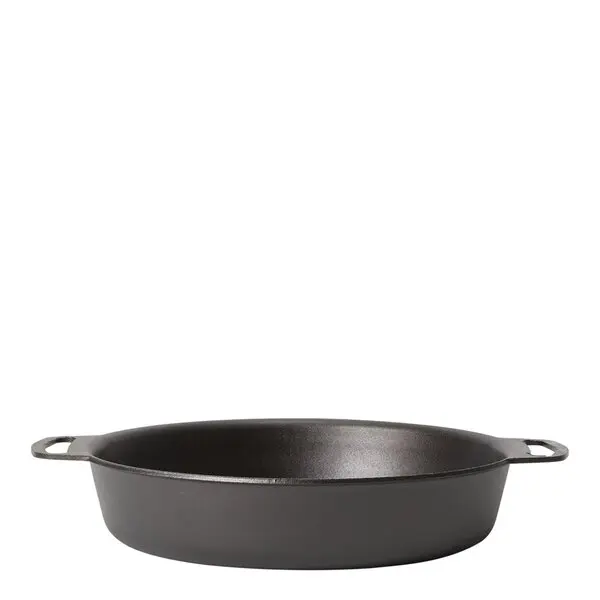 Ildfast form karbonstål 28 cm svart