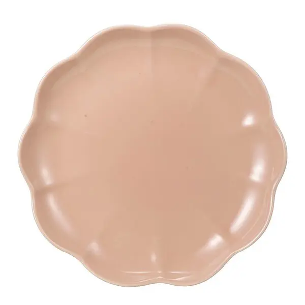 Lotus tallerken 22 cm støvet rosa