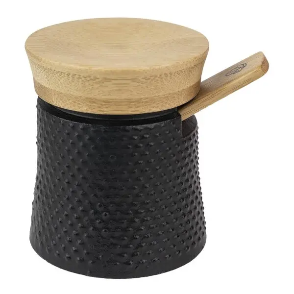 Bali saltkrukke 7x6 cm støpejern