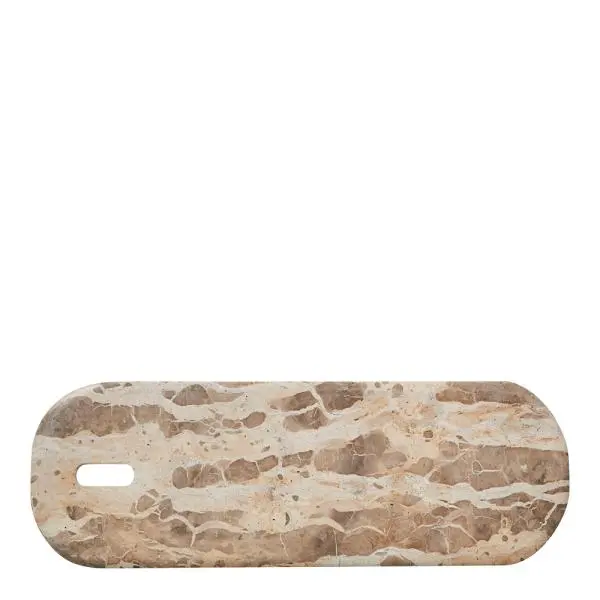 Ellia skjærebrett 60x20 cm sand marmor