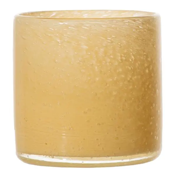 Calore lyslykt 10x10 cm gul