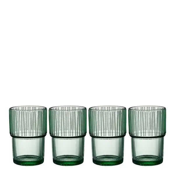 Kusintha kaffeglass 38 cl 4 stk grønn