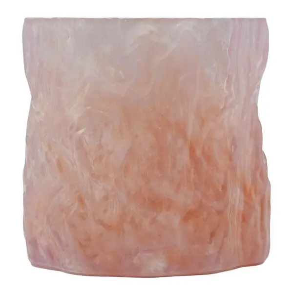 Bark lyslykt 12 cm rosa