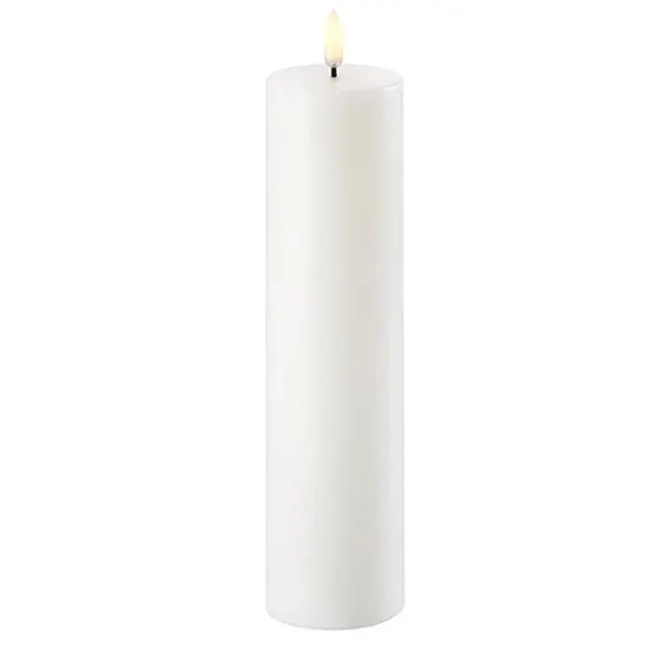 LED kubbelys 22x5,8 cm nordic white