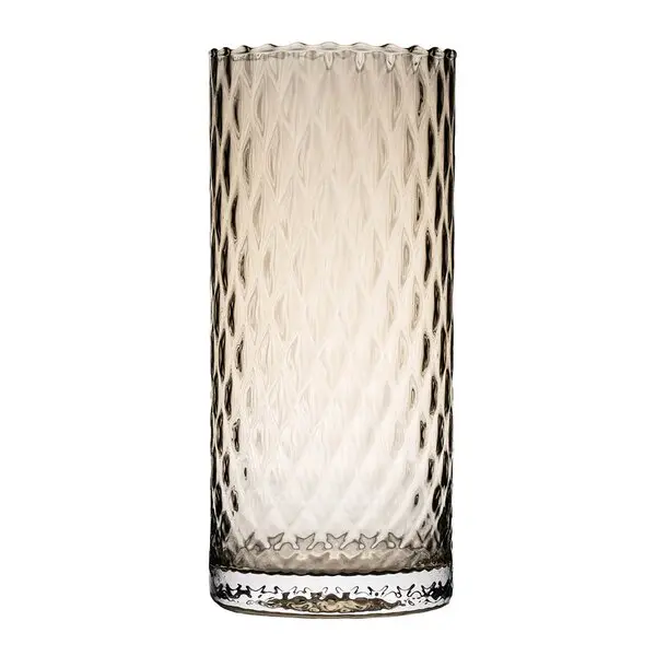 Harlekin vase 28 cm lys topas