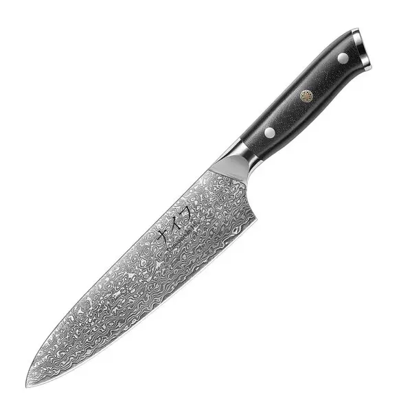 G10 kokkekniv 32 cm svart