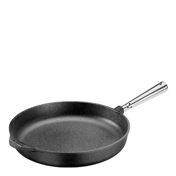 Støpejernspanne rett kant 28 cm