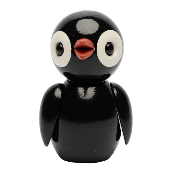Spring Birds trefigur 6,5 cm bold black
