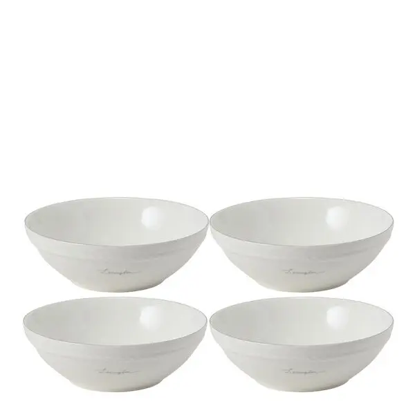 Icons skåler 15,5 cm 4 stk hvit/beige