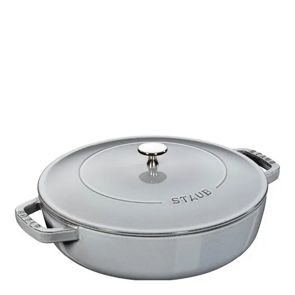 Chistera sautépanne 28 cm 3,7L grå