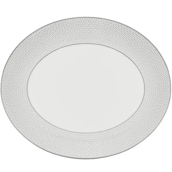 Gio Platinum ovalt serveringsfat 33 cm