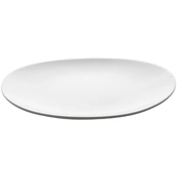 Shell middagstallerken 27,5x28,5 cm hvit