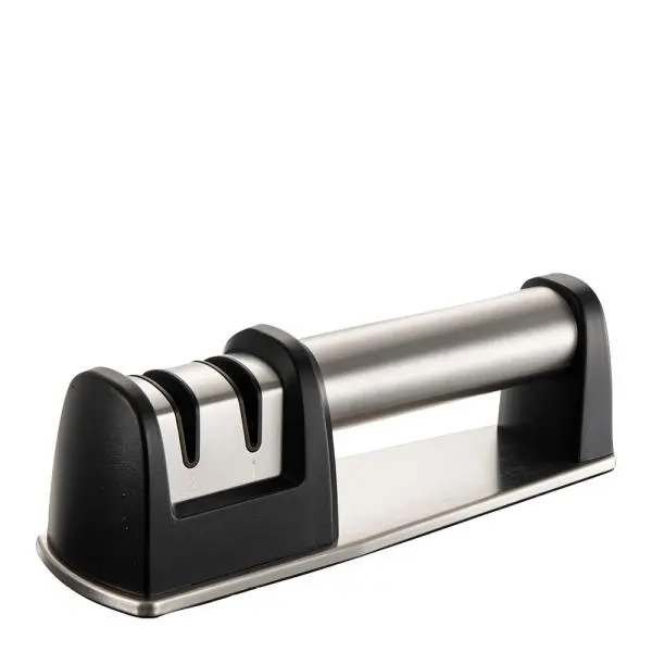 Knivsliper 20 cm svart/børstet