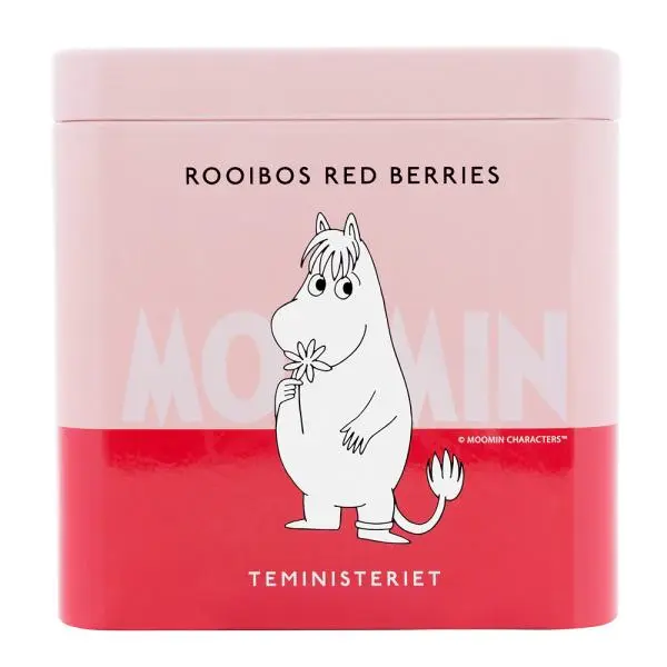Mummi teboks Snorkfrøken rooibos te røde bær 250g