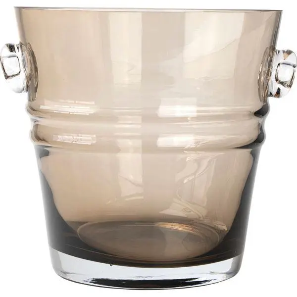The bucket lykt/vase 20 cm brun