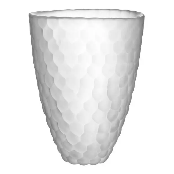 Hallon vase 20 cm frostet