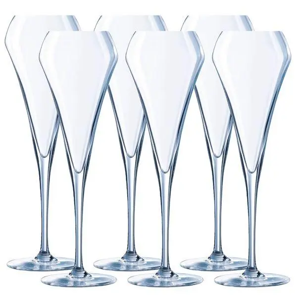 Open Up champagneglass 20 cl 6 stk