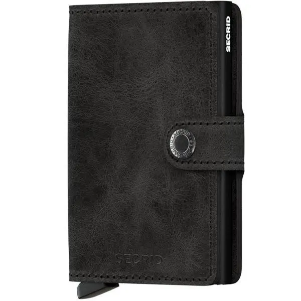 Miniwallet lommebok m/kortholder vintage svar