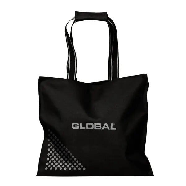 Classic bag nylon med glidelås 40x18 cm svart