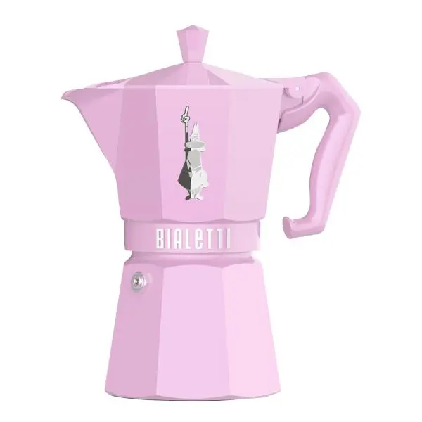 Exclusive Moka Express 6 kopper 25 cl rosa